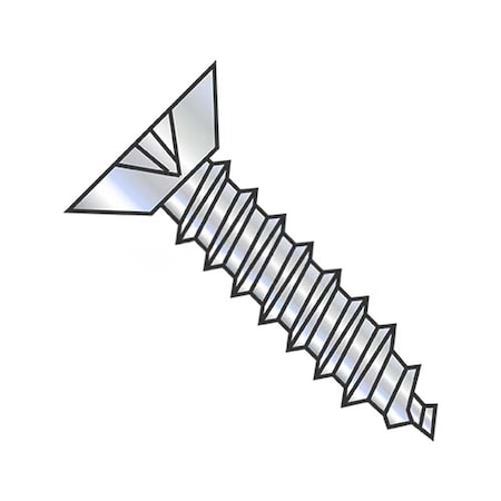 Usa Industrials Self-Drilling Screw, #10-16 x 1-1/2", Zinc Plated Steel Flat Head Phillips Drive BULK-SCRW-15503